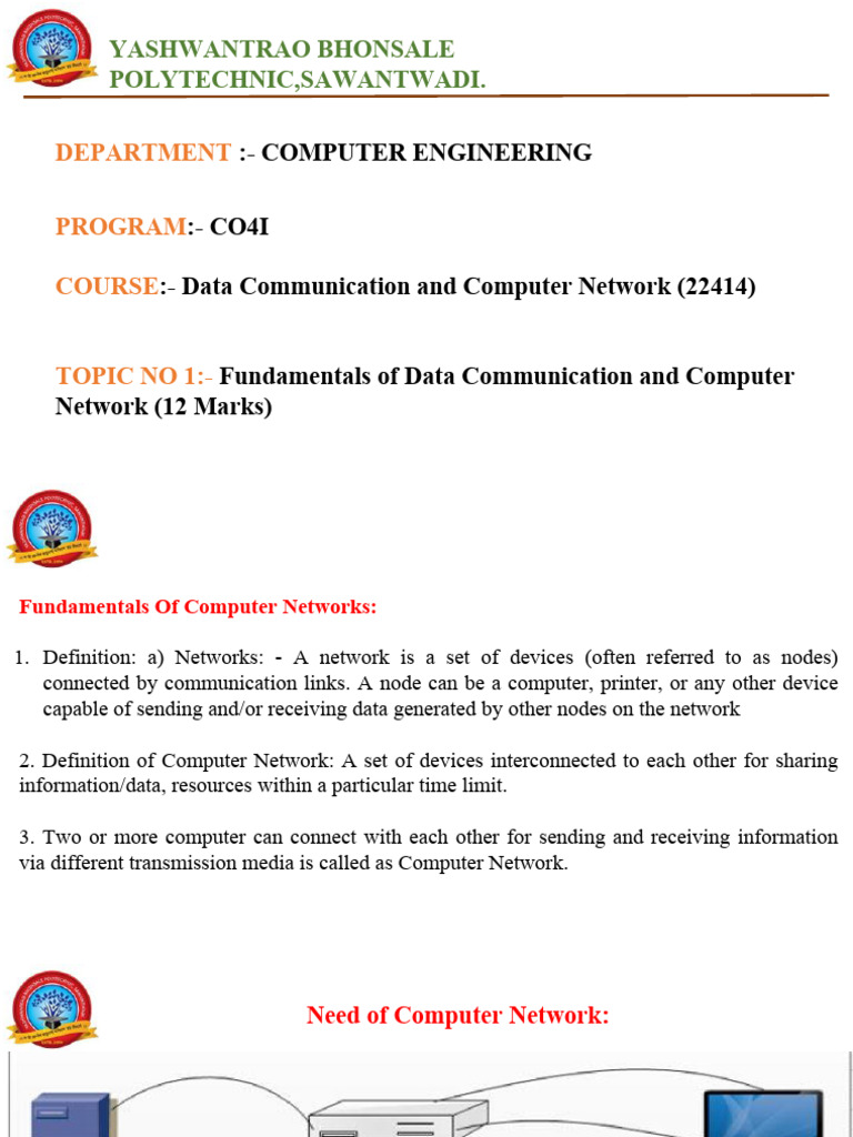 Computer Networking Fundamentals | PDF | Computer Network | Network ...