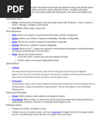 Chess Rules | PDF | Traditional Board Games | Board Games