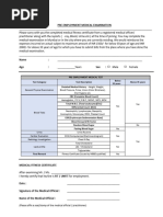 Medical Fitness Certificate for Food Handlers | PDF