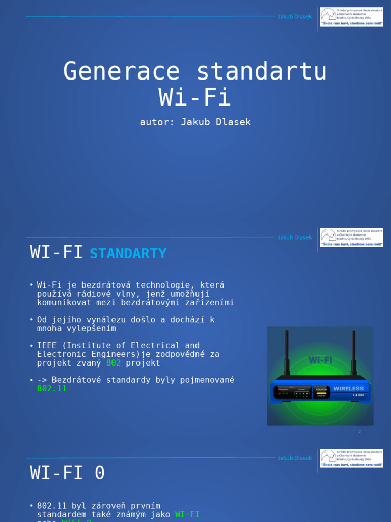 Generace Standartu Wi-Fi | PDF