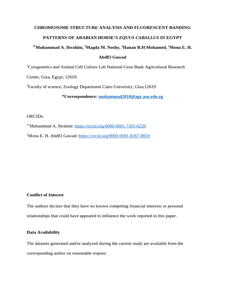 Biology - Manuscript Title Page Template | PDF
