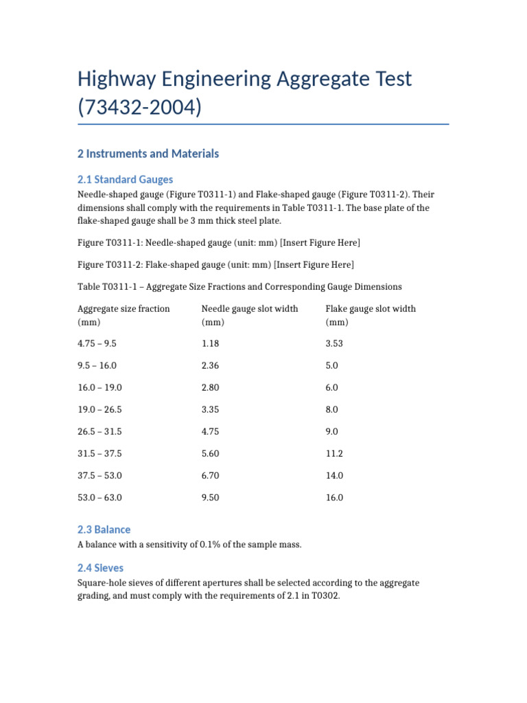 Highway Engineering Aggregate Test | PDF