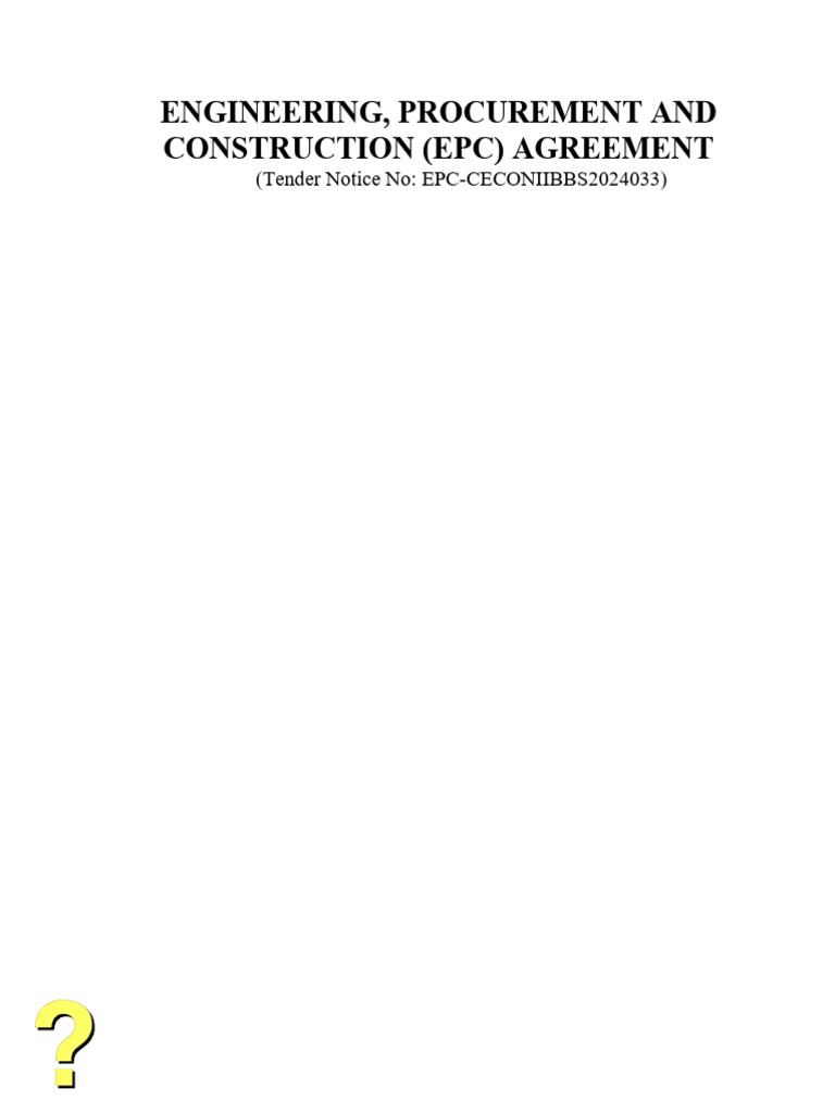 EPC Agreement for Indian Railways Project | PDF | Subcontractor | Damages