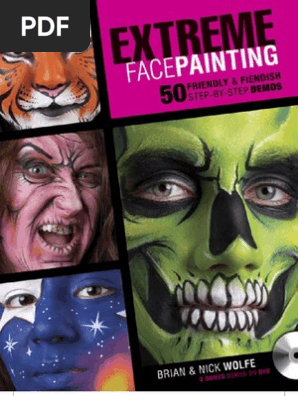 36699813 Extreme Face Painting for Halloween
