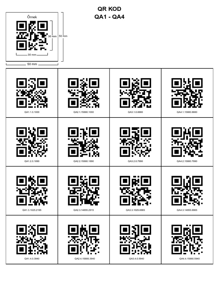 QR Kod Lokasyon Bilgileri | PDF