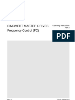 Simovert Master Drives Frequency Control (FC) : Operating Instructions