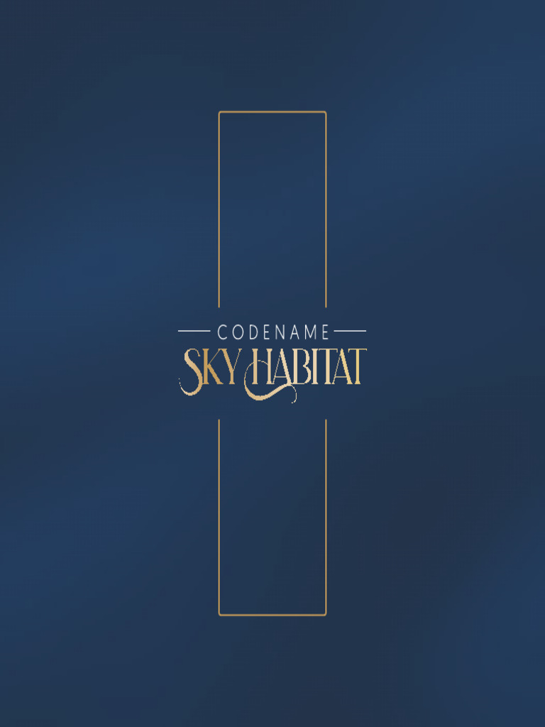 Codename Sky Habitat - Main Brochure | PDF