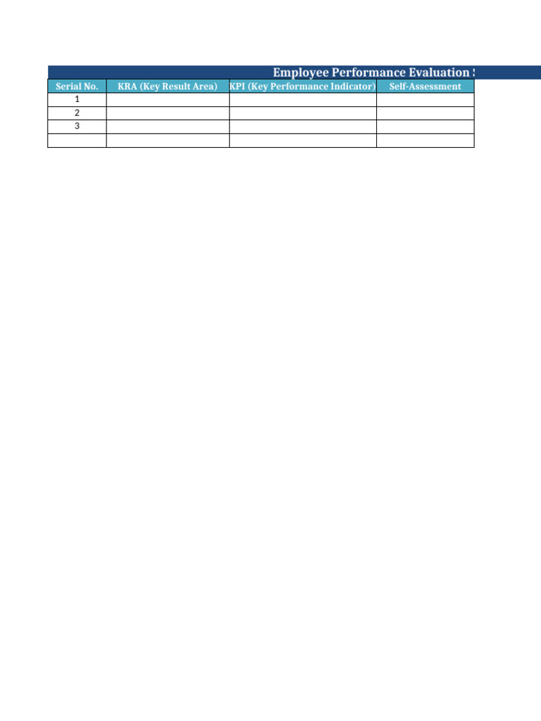 Picture of Employee Performance Evaluation | PDF