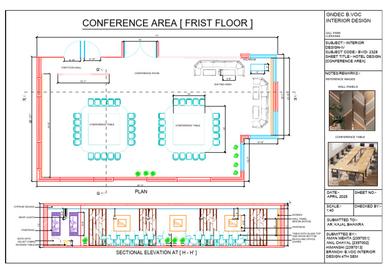 Conference Area Design Plan | PDF | Architectural Design | Architecture