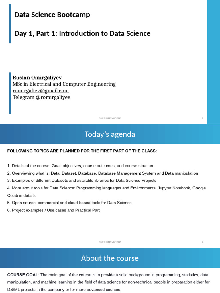 Data Science Bootcamp Overview | PDF | Databases | Python (Programming ...