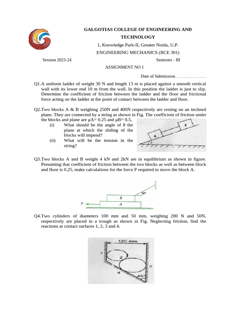 BCE301 Assignment 1 | PDF