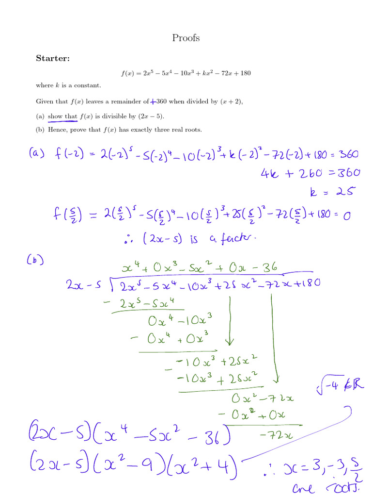 Divisibility and Proof Techniques in Algebra | PDF | Mathematical Proof ...