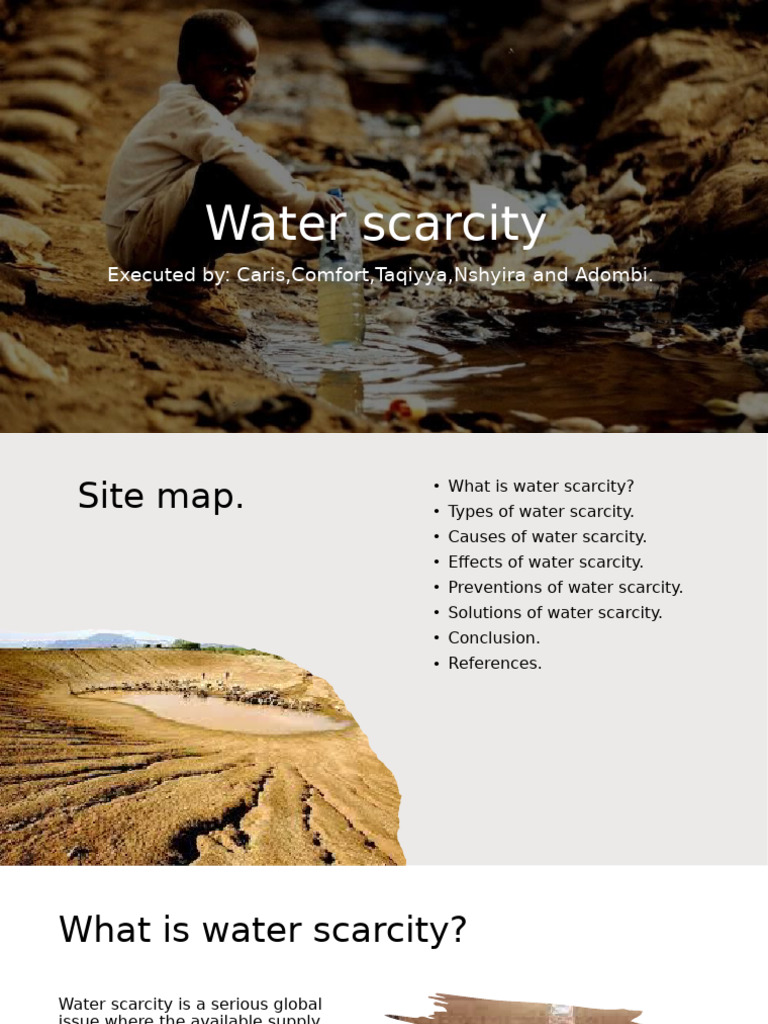 Global Percpective (Water Scarcity) | PDF | Water Scarcity | Water