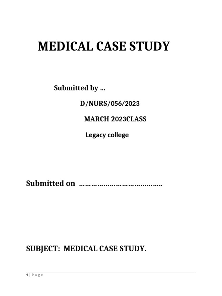Nursing Case Study: Diabetic Foot Ulcer | PDF | Diabetes | Hyperglycemia