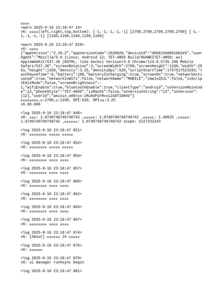 v6 Log | PDF | Computing | Computer Engineering