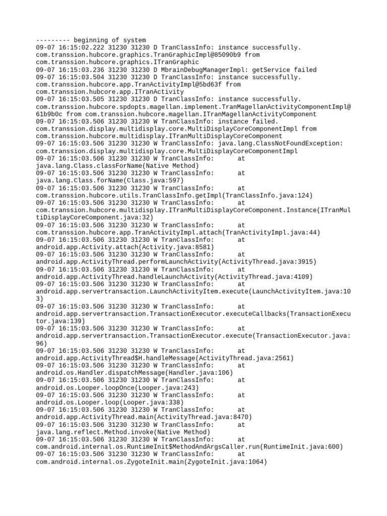 Debugging Transsion Hubcore Logs | PDF | Software | Computer Architecture