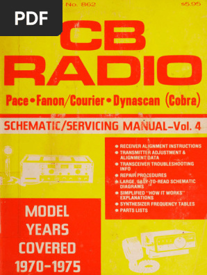 CB Radio Service Manual Vol. 4 | PDF | Amplifier | Radio