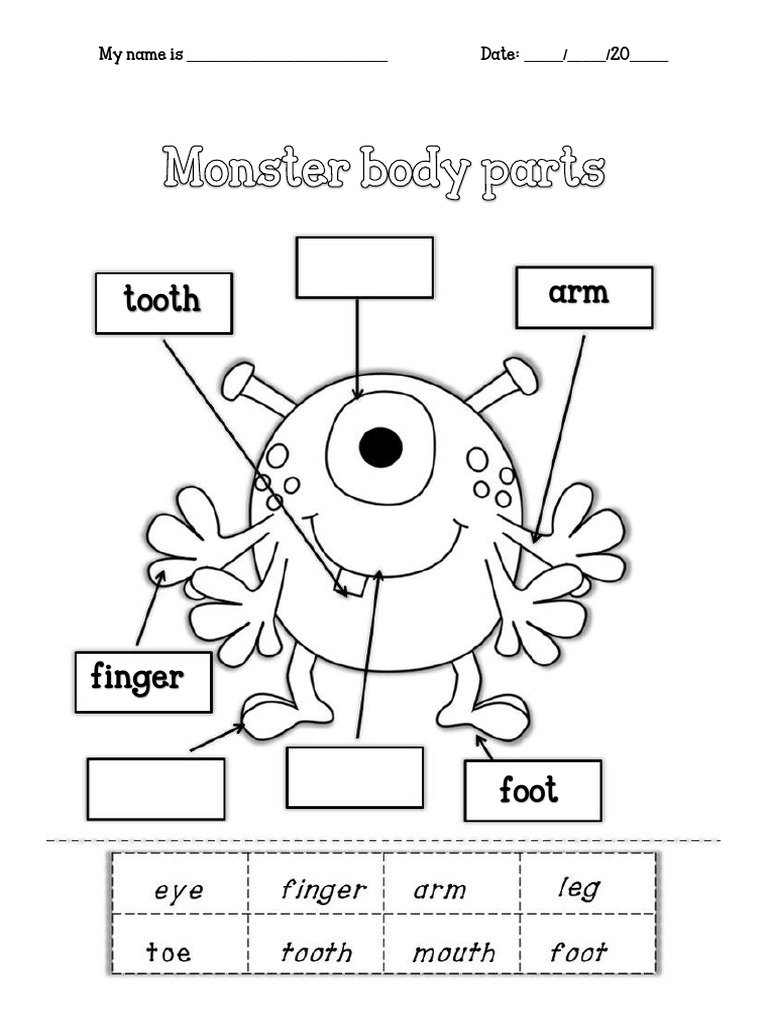 Monster Body Parts | PDF