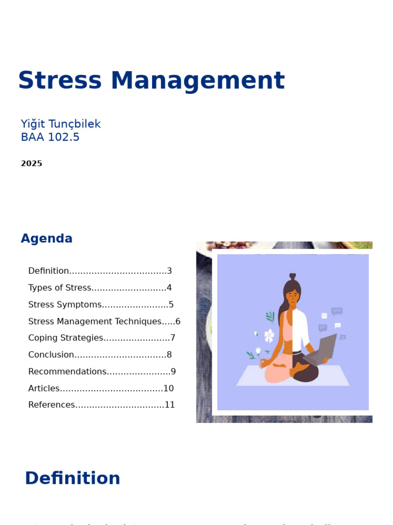 Effective Stress Management Techniques | PDF | Stress (Biology ...
