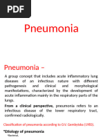 Types and Pathophysiology of Pneumonia | PDF | Pneumonia | Lung