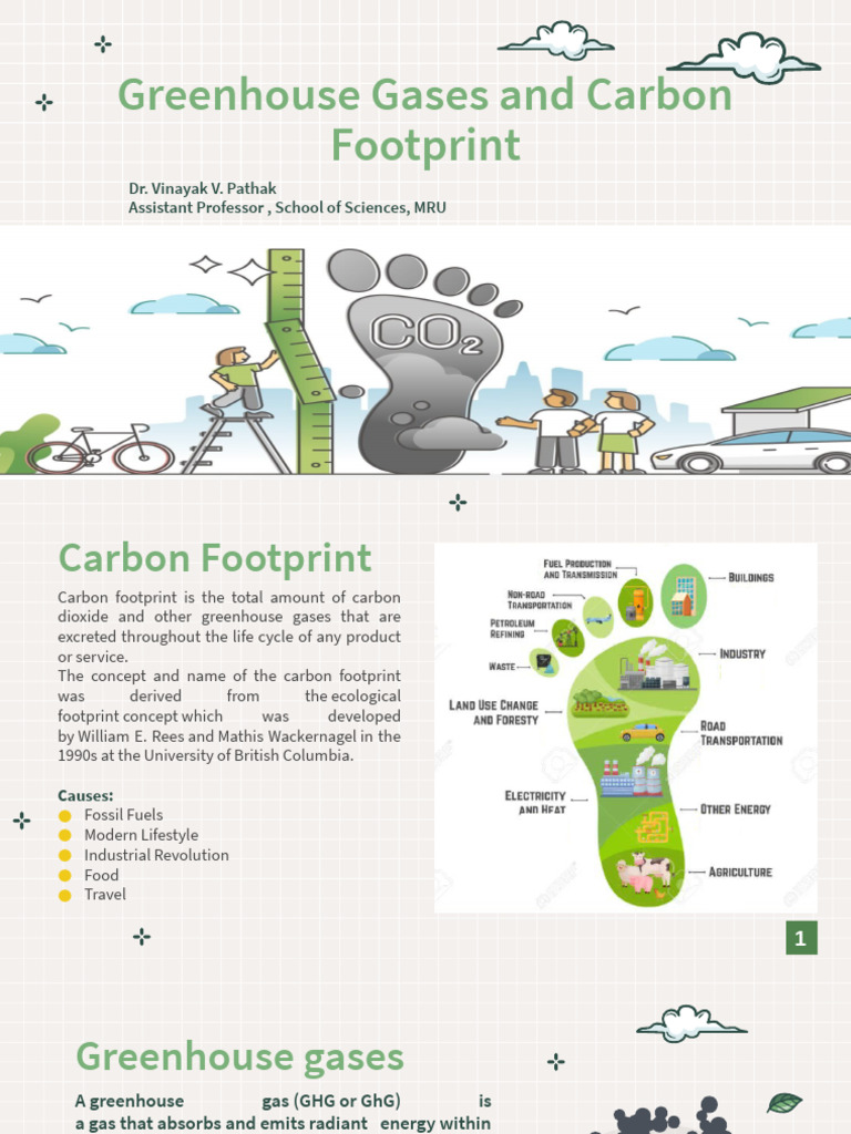 Understanding Carbon Footprint & GHGs | PDF | Greenhouse Gas ...