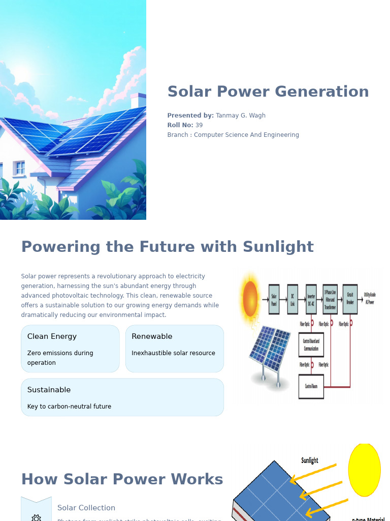 Solar Power: Future Energy Solutions | PDF | Solar Power | Photovoltaics