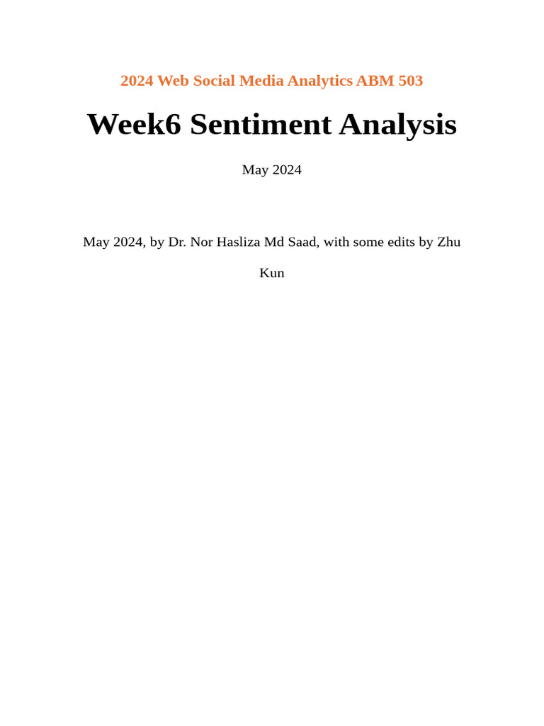 Sentiment Analysis with Python Guide | PDF