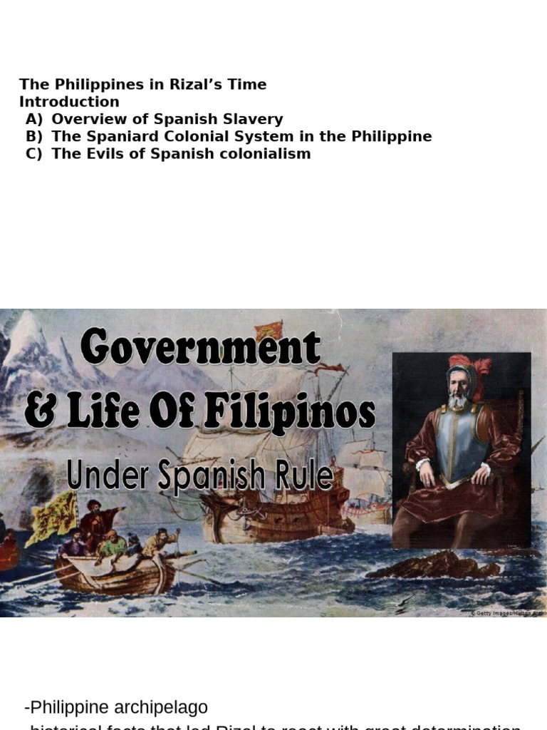 Module 5 The Philippines in Rizal Time | PDF | Spanish Colonization Of ...