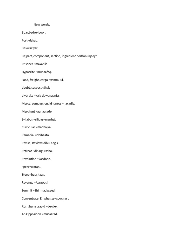 New Words.-Wps Office | PDF