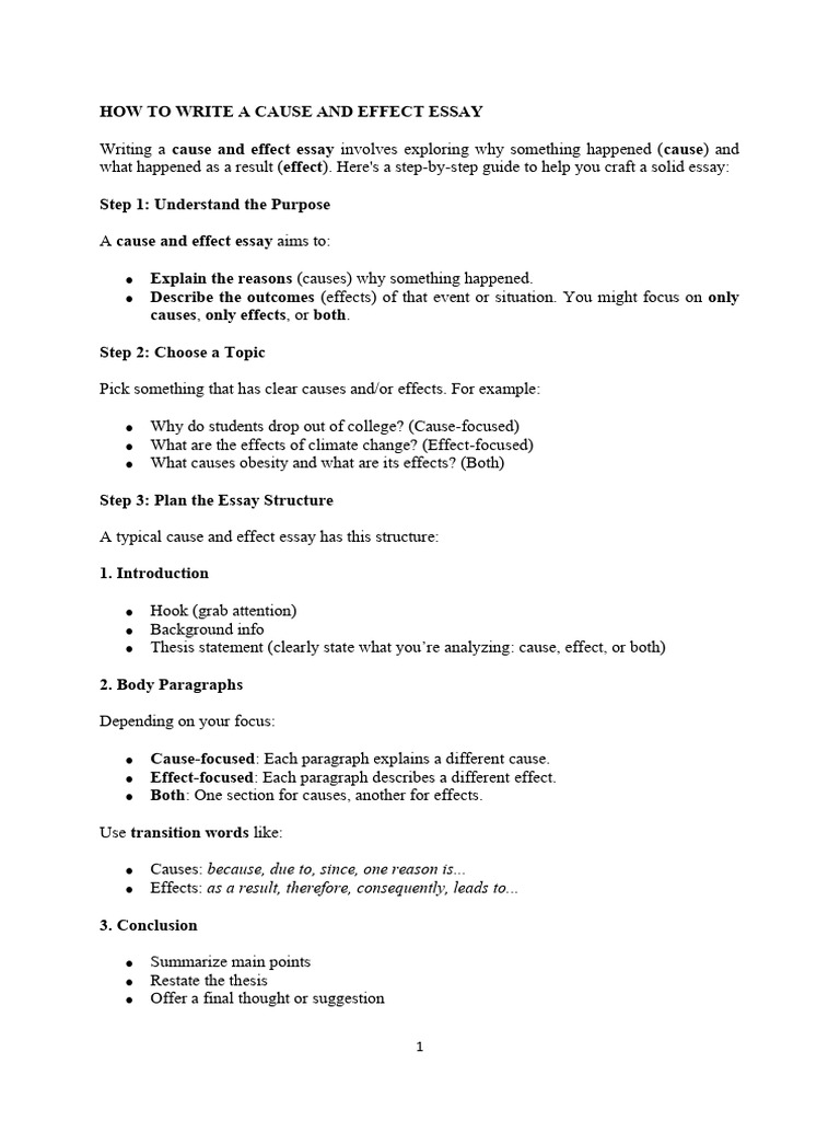 Cause and Effect Essay (REVISED) | PDF | Adolescence | Anxiety