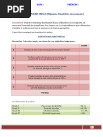 Échelle de performance OMS expliquée | PDF