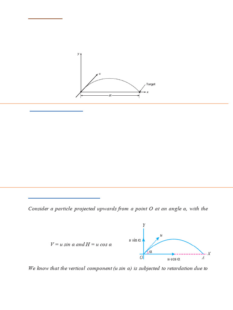 Understanding Projectile Trajectories | PDF | Projectiles | Applied And ...