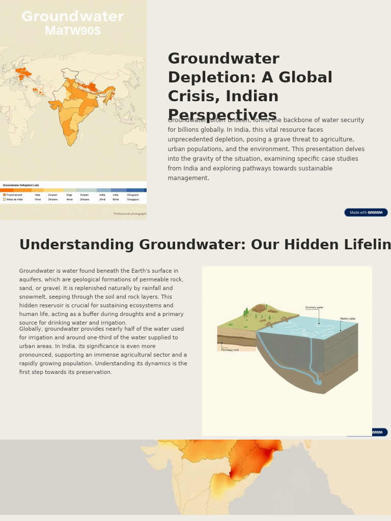 Groundwater Depletion A Global Crisis Indian Perspectives | PDF ...