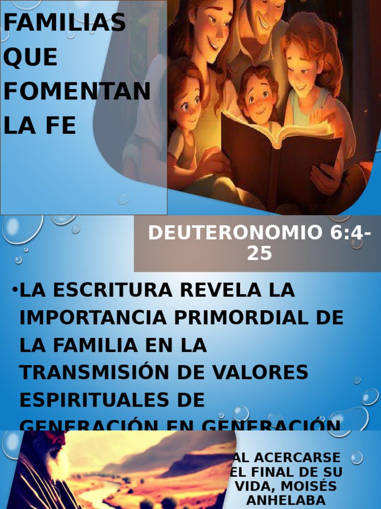 Fomentar la Fe Familiar en Deuteronomio | PDF | Libro de Deuteronomio ...