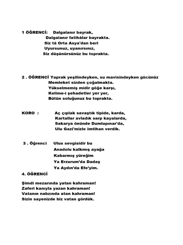 29 Eki̇m Oratoryo 2019 | PDF