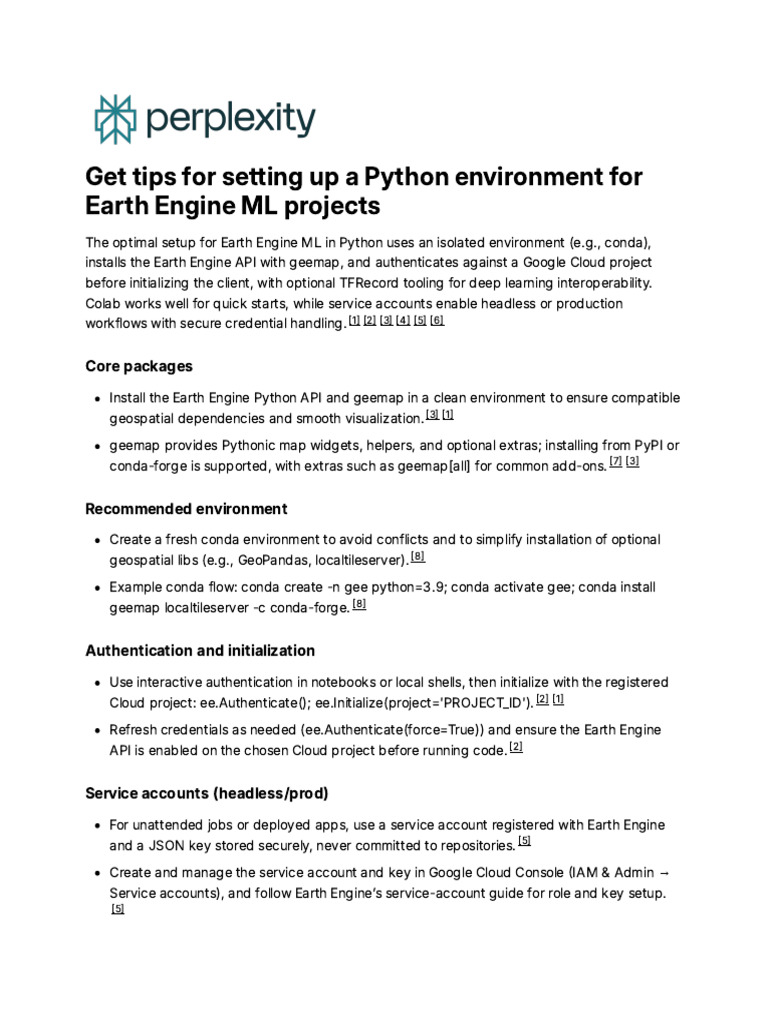 Setting Up Google Earth Engine in Python | PDF | Python (Programming ...
