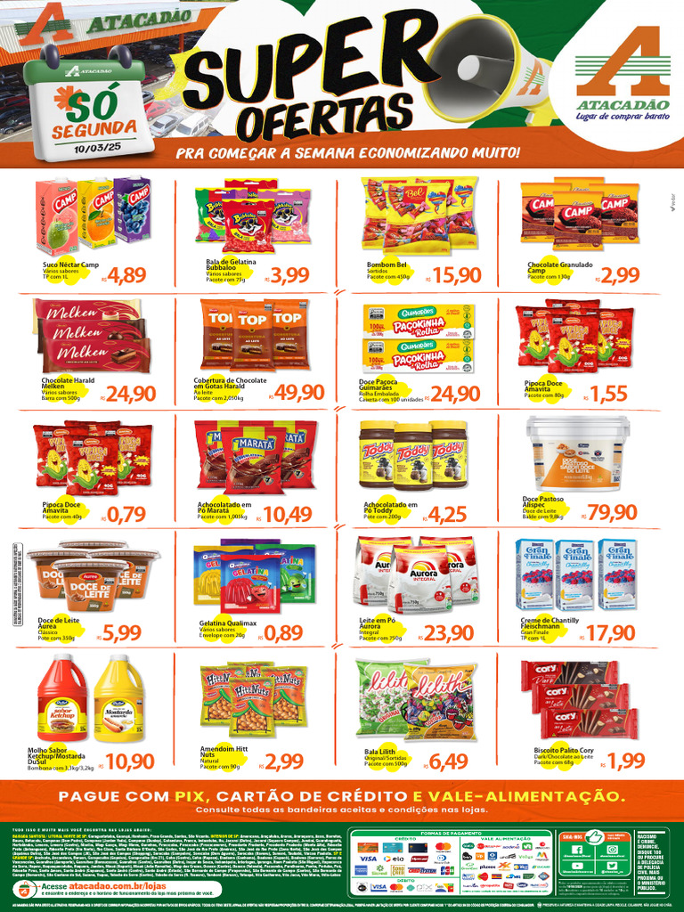 Ofertas E Promo es Do Atacad o 10 03 2025 PDF Alimentos