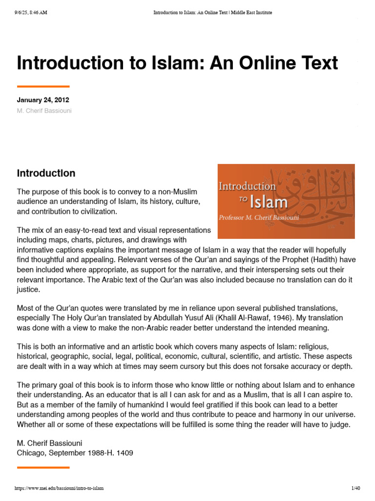 3.5 Islamic Law - The Sharia | PDF | Muhammad | Quran