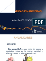 4-Anualidades Vencidas