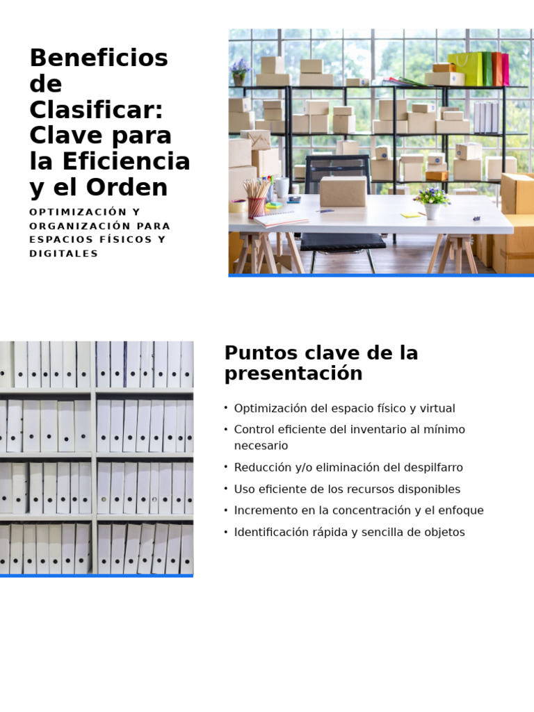 Beneficios de Clasificar para la Eficiencia | PDF | Gestión del tiempo ...
