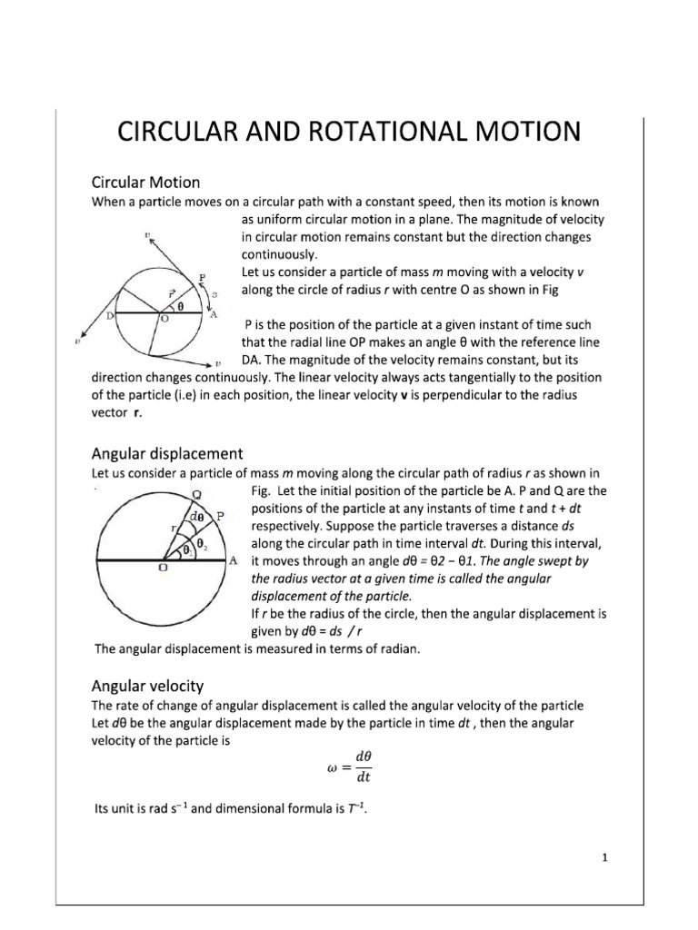 Uniform Circular Motion11 | PDF