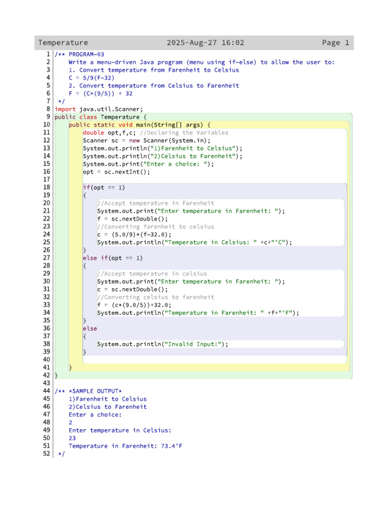 Program 03 | PDF