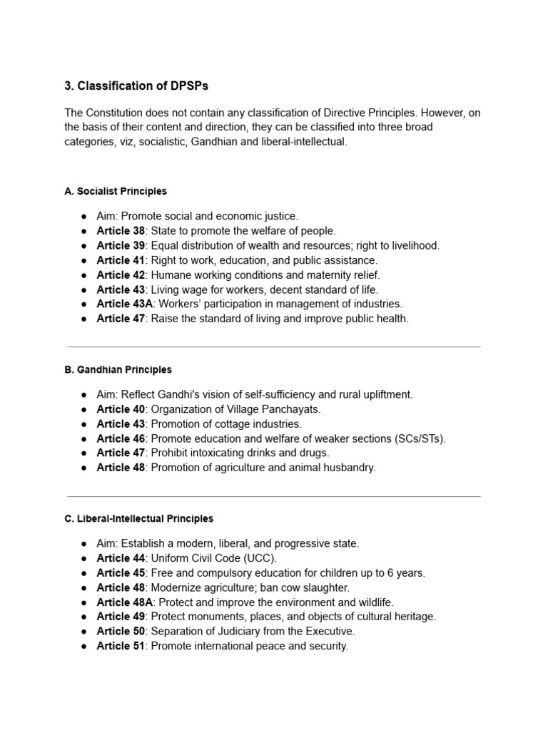 DPSP Classification Overview | PDF