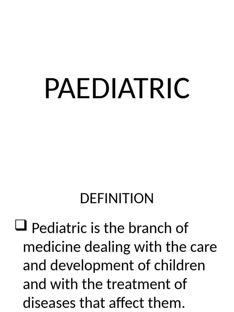Paediatric Notes 1-2 | PDF | Esophagus | Medical Specialties