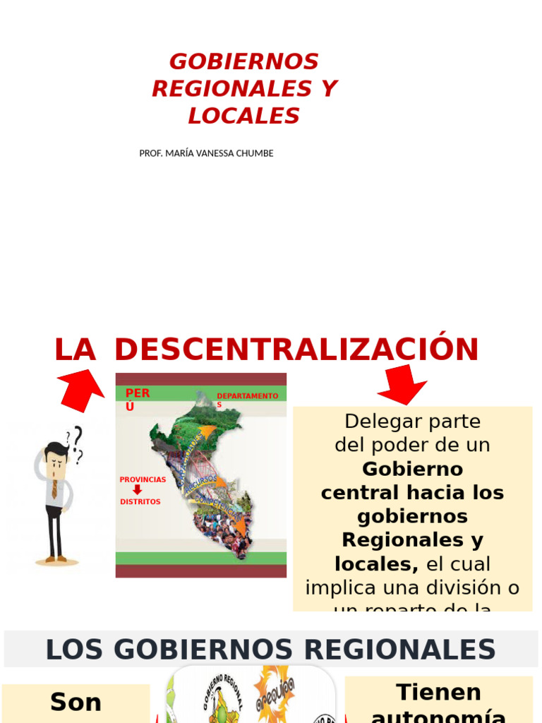 Gobiernos Regionales y Locales | PDF | Gobierno local | Alcalde