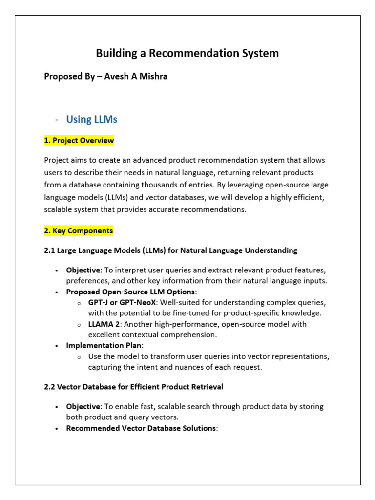 Building A Recommendation System v7 | PDF | Databases | Information ...