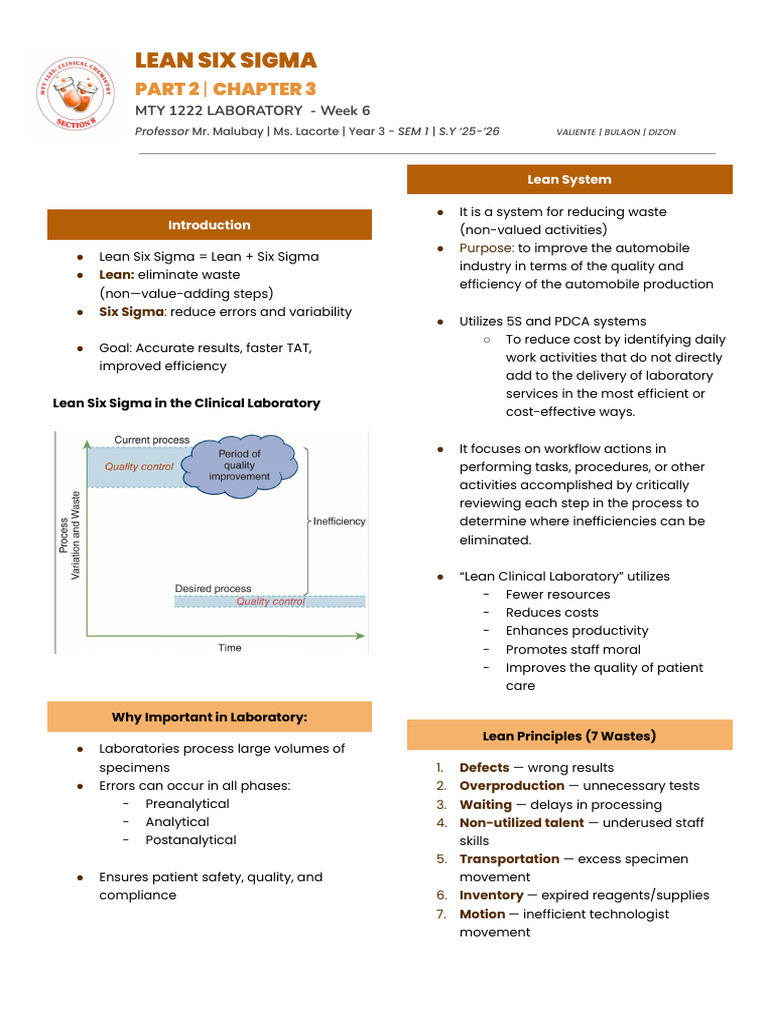 Week 6 (Part 2) - Lean Six Sigma CC Lab | PDF | Six Sigma | Accuracy ...