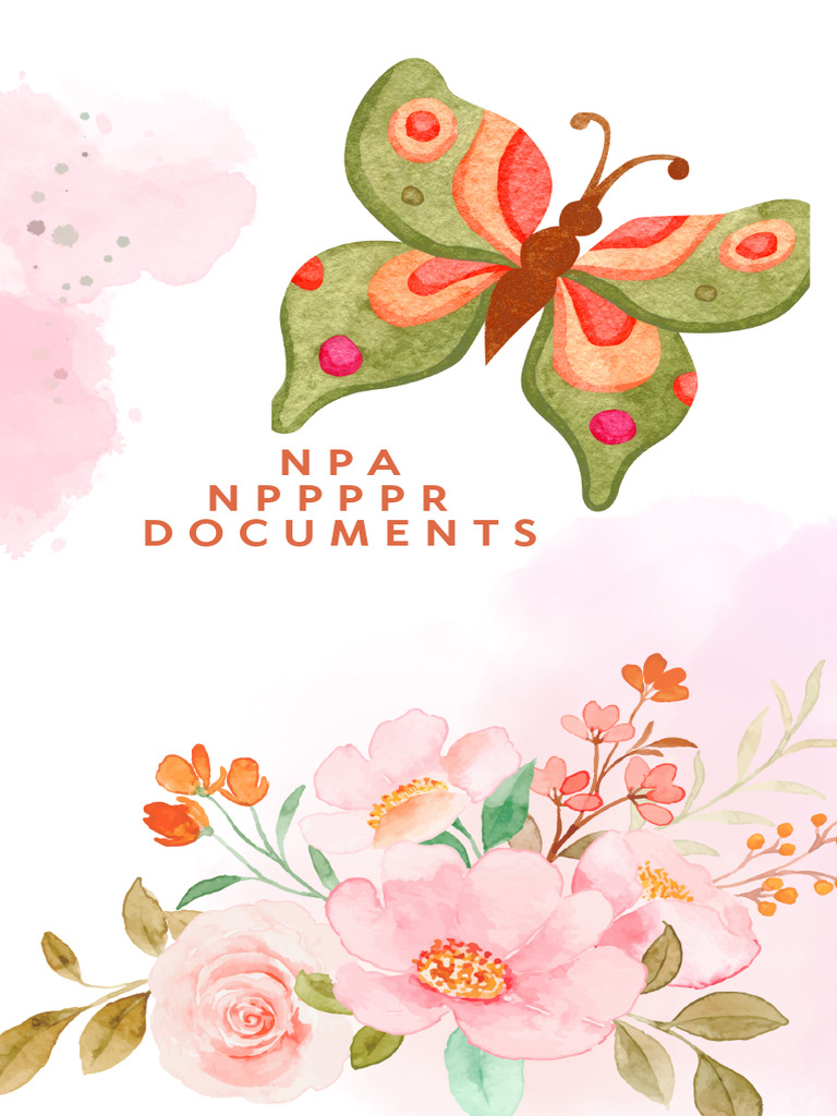 Npa NPPPPR Documents | PDF