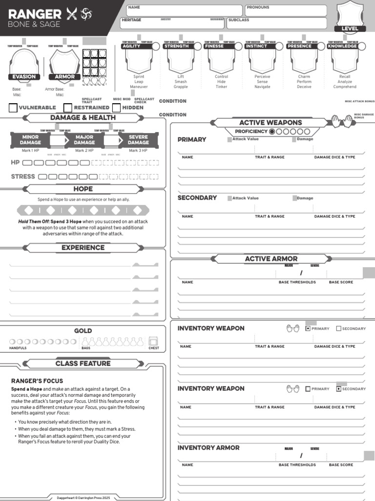 RPG Character Stats and Abilities Guide | PDF