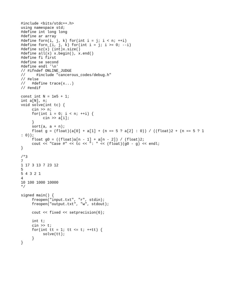 C++ Program for Statistical Calculation | PDF